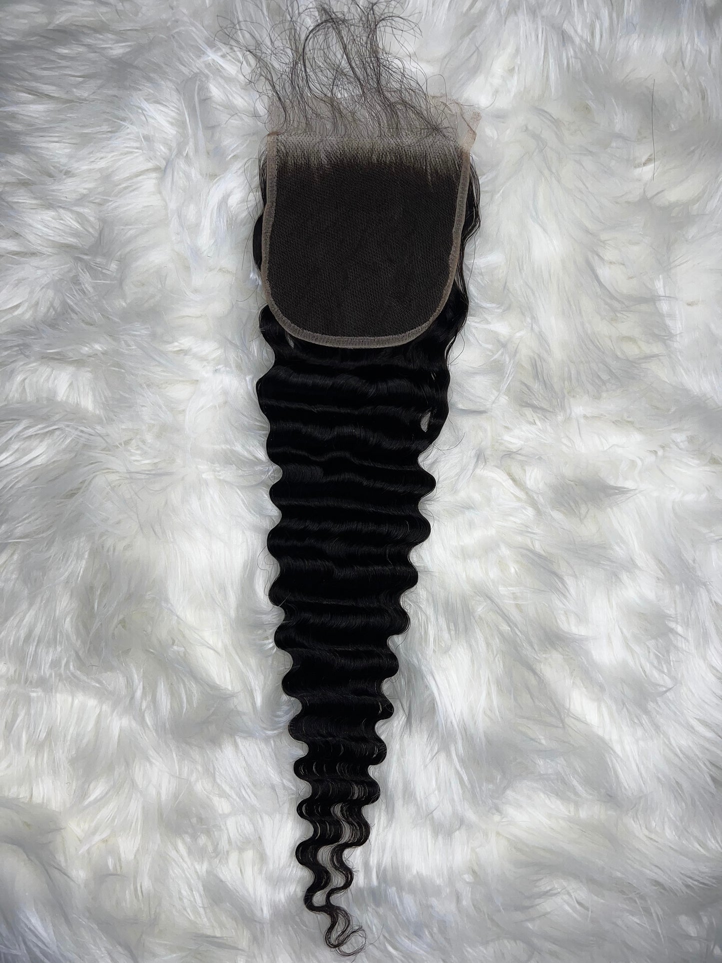 Virgin Deep Wave |4x4 HD Lace | Closure