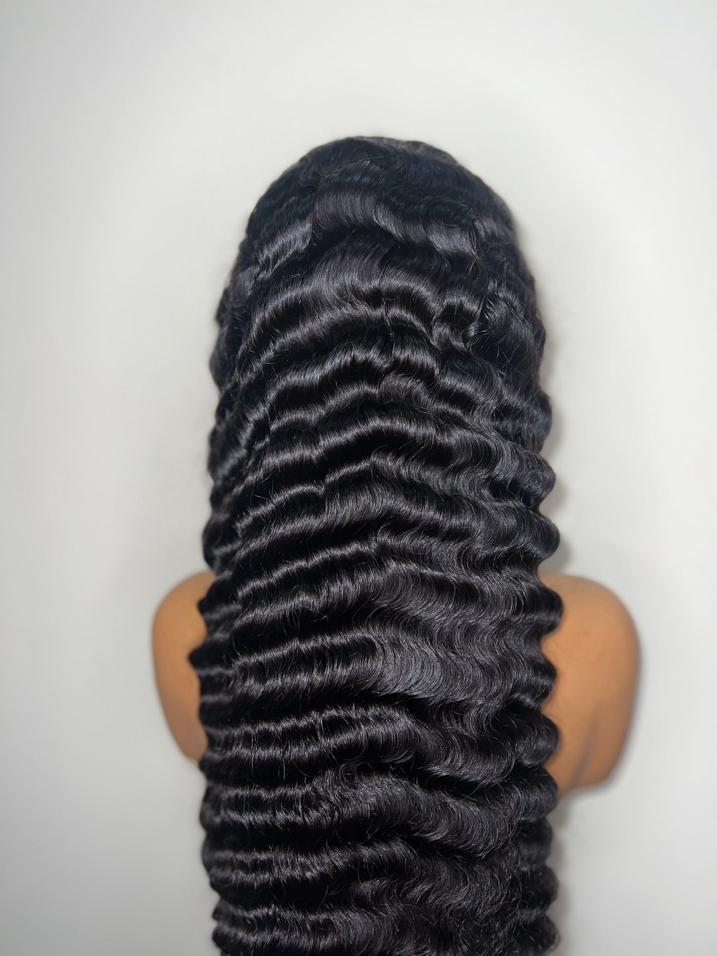 Virgin Deep Wave 13x4 HD Lace Full Frontal Lace