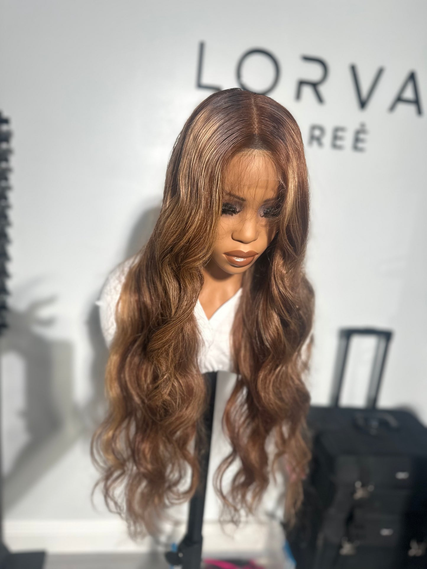 Virgin Body Wave 13x4 HD Lace Frontal with highlights