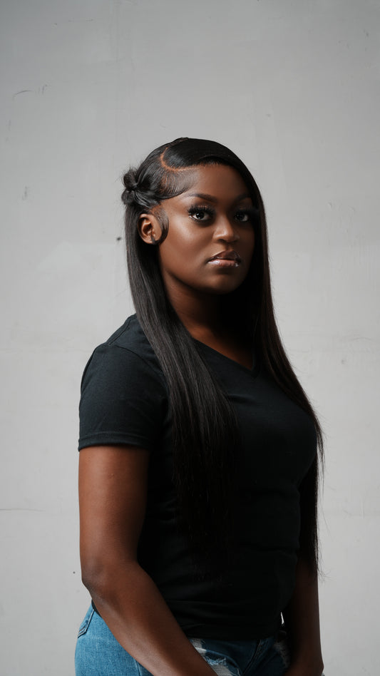 Virgin Straight  13x4 Full Frontal HD lace Wig