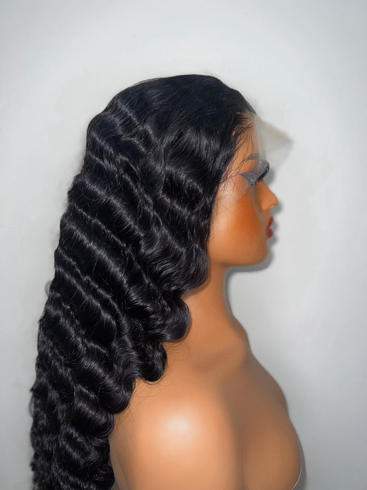 Virgin Loose Wave 13x4 Full Frontal HD Lace Wig